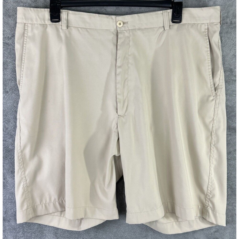 Snake Eyes Players‎ Men's 44 Tan Khaki Performance Golf Shorts Casual Stretch
